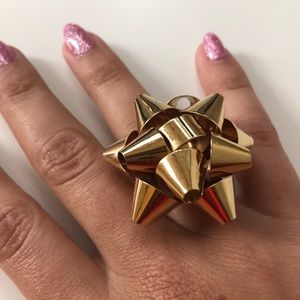 Kate Spade Gold Bow Cocktail Ring